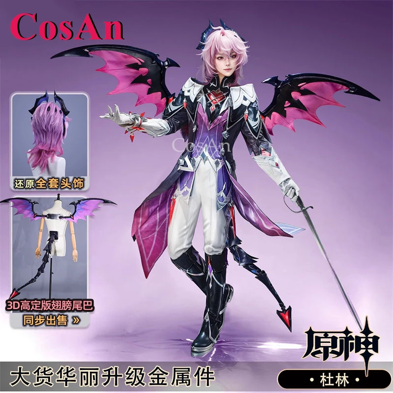 CosAn Game Genshin Impact Durin Cosplay Costumes Full Set Fashion Uniforms Outfit Men Halloween Party Role Play Clothing S-XXL
CosAn Game Genshin Impact Durin Cosplay Costumes Full Set Fashion Uniforms Outfit Men Halloween Party Role Play Clothing S-XXL
