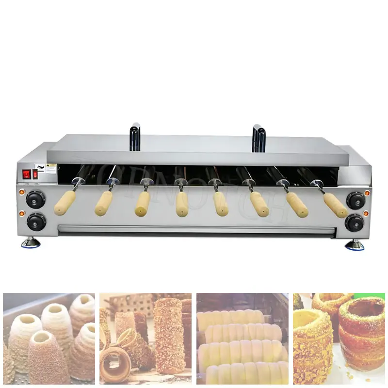 Ice Cream Cone Bread Commercial Kurtos Kalacs Baking Grill Oven Machine Smokeless Electric Hungari Chimney Cake Roll Maker
Ice Cream Cone Bread Commercial Kurtos Kalacs Baking Grill Oven Machine Smokeless Electric Hungari Chimney Cake Roll Maker