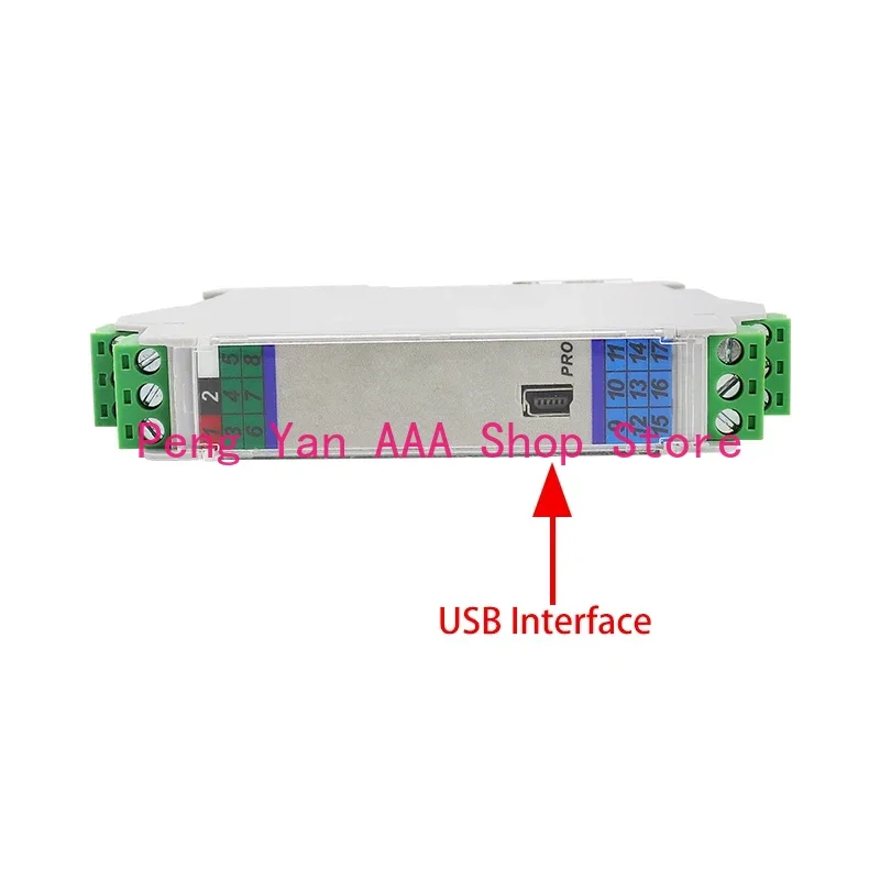1pcs Thermal resistance temperature isolation transmitter DC24V programmable 4-20mA 0-10V
1pcs Thermal resistance temperature isolation transmitter DC24V programmable 4-20mA 0-10V