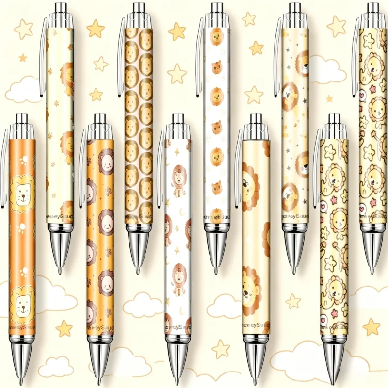 10PCS Lion Themed Ballpoint Pens, Animal Series, Office Supplies & Souvenir Gifts, Random Styles
10PCS Lion Themed Ballpoint Pens, Animal Series, Office Supplies & Souvenir Gifts, Random Styles