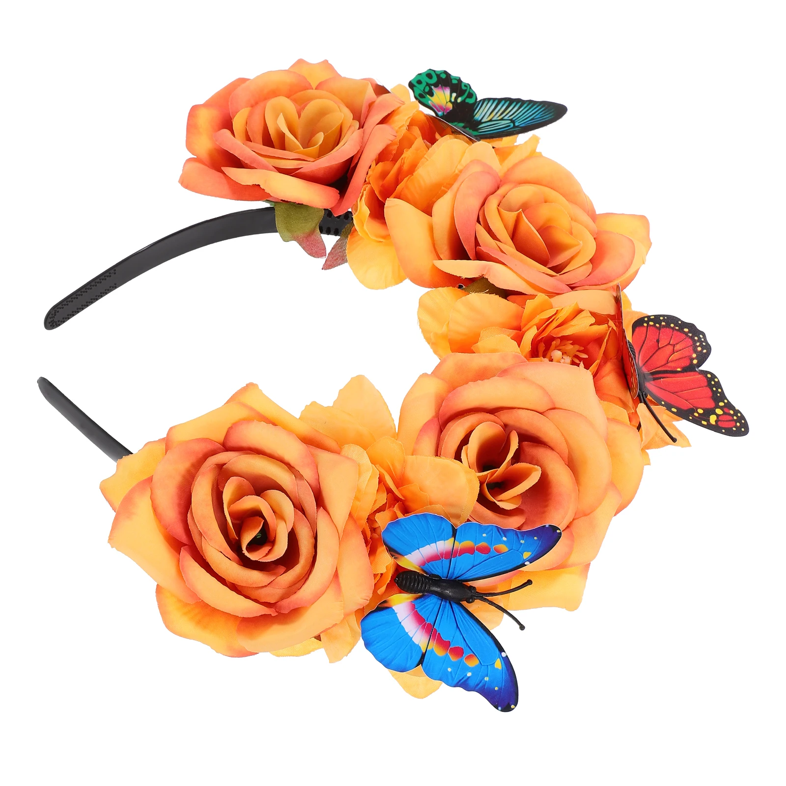 Artificial Flower Headband Women Fashion Butterfly Hair Accessories Fabric Rose Embellishments Comfortable Stretchable Design
Artificial Flower Headband Women Fashion Butterfly Hair Accessories Fabric Rose Embellishments Comfortable Stretchable Design