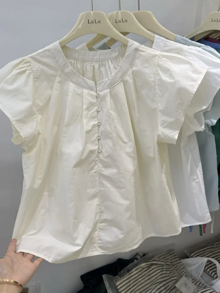 Korean Sle ort Sve irt Women's Summer ature Design Sense Flng Sve ort Top Doll irt Commute Sle Pure C...
Korean Sle ort Sve irt Women's Summer ature Design Sense Flng Sve ort Top Doll irt Commute Sle Pure C...