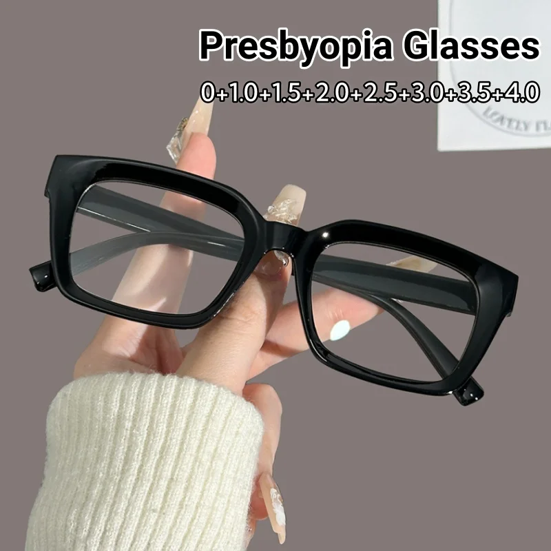 Luxury Oversized Reading Glasses Men Women PC Square Presbyopia Eyewear Unisex Fashion Anti-blue Light Large Frame Eyeglasses
Luxury Oversized Reading Glasses Men Women PC Square Presbyopia Eyewear Unisex Fashion Anti-blue Light Large Frame Eyeglasses