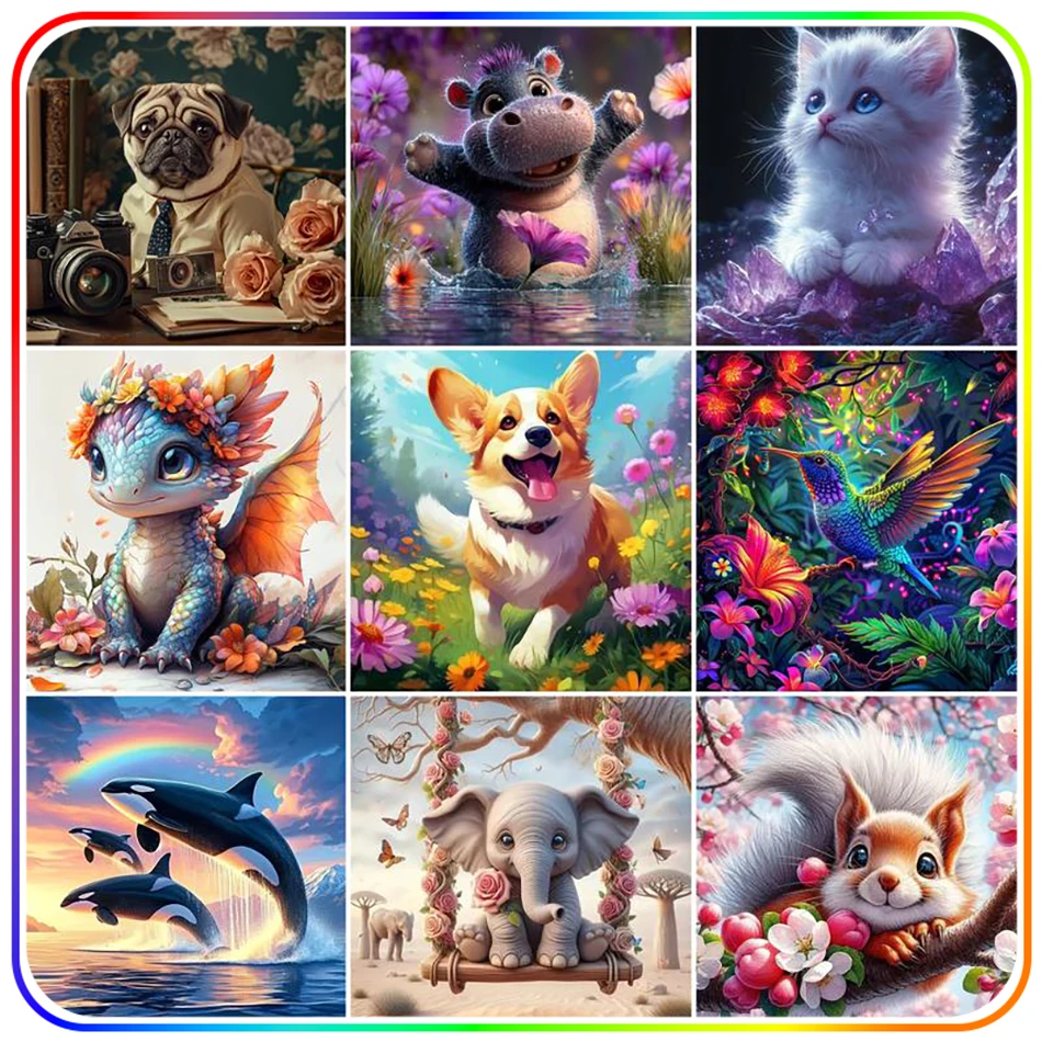 SDOYUNO 5D Diamond Painting Drawing With Diamonds Animals Rhinestones Cross Stitch Kit Printed Diy Diamond Mosaic Paintings Set
SDOYUNO 5D Diamond Painting Drawing With Diamonds Animals Rhinestones Cross Stitch Kit Printed Diy Diamond Mosaic Paintings Set