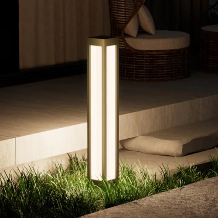 32 Bollard Light 120V Line Voltage Aluminum LED IP65 Waterproof Outdoor Modern Landscape Path Lights in Warm White 3000K for Ga
32 Bollard Light 120V Line Voltage Aluminum LED IP65 Waterproof Outdoor Modern Landscape Path Lights in Warm White 3000K for Ga