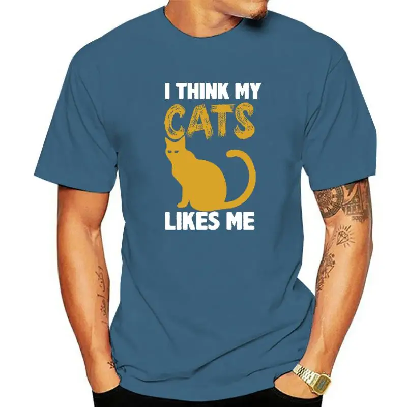 Забавные футболки I Think My Cat, мужские хлопковые топы большого размера, повседневные футболки с коротким рукавом для мальчиков
Забавные футболки I Think My Cat, мужские хлопковые топы большого размера, повседневные футболки с коротким рукавом для мальчиков