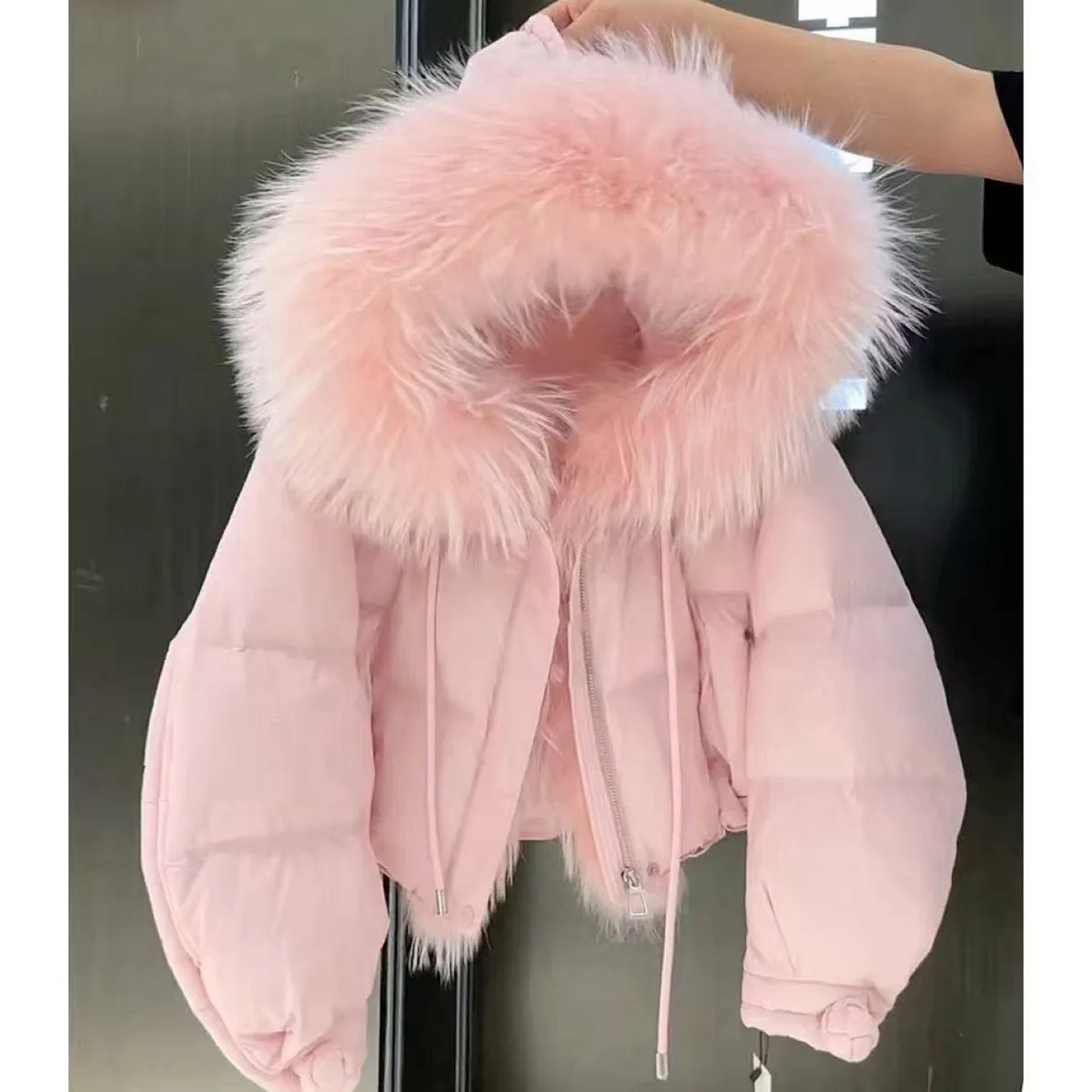 5-14 Years Girls' Down Jacket Winter New Style Children's Big Fur Collar Down Cotton Jacket Korean Thickened Warm Cotton Coat 
5-14 Years Girls' Down Jacket Winter New Style Children's Big Fur Collar Down Cotton Jacket Korean Thickened Warm Cotton Coat