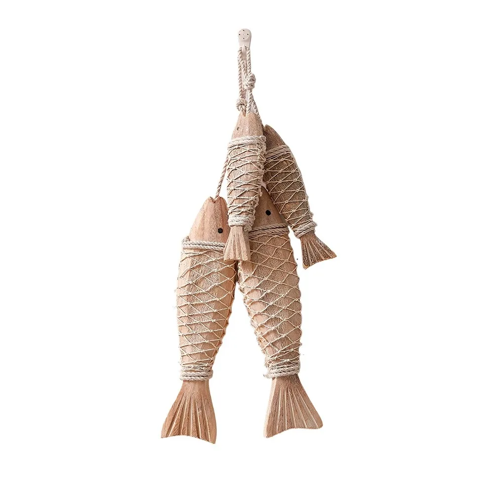 *Vintage background wall decorations, fish pendants, handmade solid wood fish string wall decorations
*Vintage background wall decorations, fish pendants, handmade solid wood fish string wall decorations