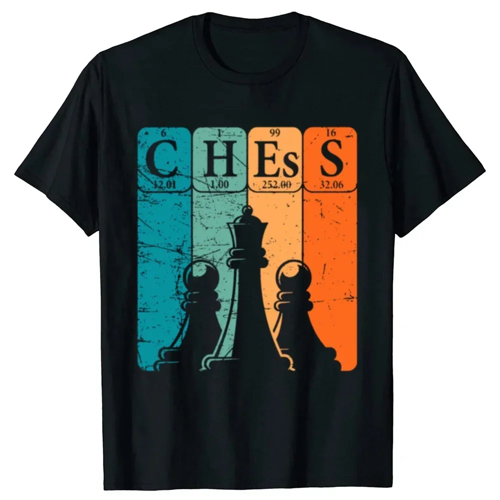 Funny Chess Periodic Table Nerd Chess Player Vintage T Shirts Checkmate Graphic Streetwear Short Sleeve Gifts T-shirt Men
Funny Chess Periodic Table Nerd Chess Player Vintage T Shirts Checkmate Graphic Streetwear Short Sleeve Gifts T-shirt Men