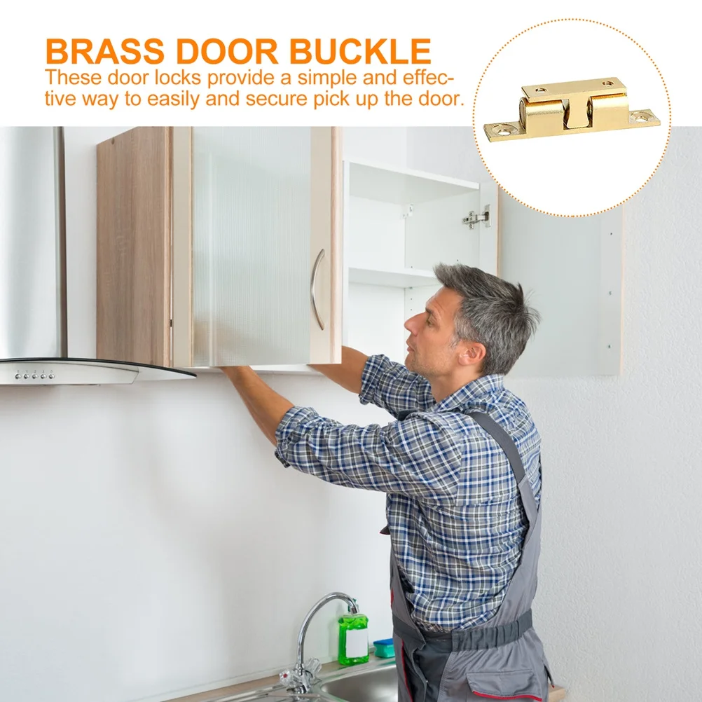 3Pcs Copper Door Latches Ball Tension Catch Cabinet Roller Catch Durable Easy Install Replacement Tension Latch
3Pcs Copper Door Latches Ball Tension Catch Cabinet Roller Catch Durable Easy Install Replacement Tension Latch