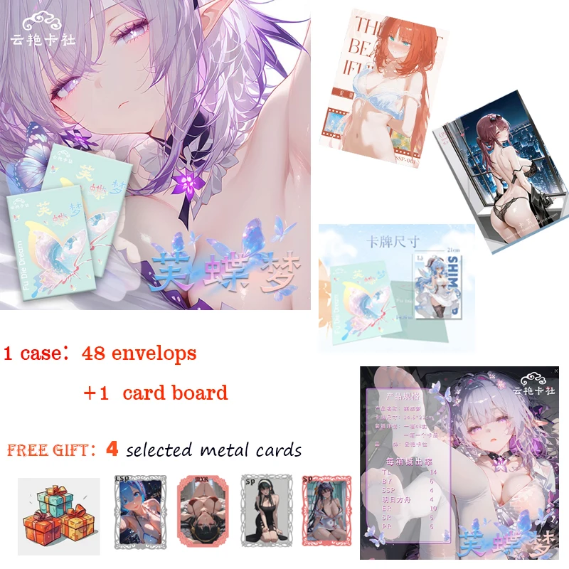 Карты Goddess Story Booster Box FuDieMeng A5, размер карты сестры, анимационная игра, женская коллекция, настольная игра, праздничный подарок
Карты Goddess Story Booster Box FuDieMeng A5, размер карты сестры, анимационная игра, женская коллекция, настольная игра, праздничный подарок