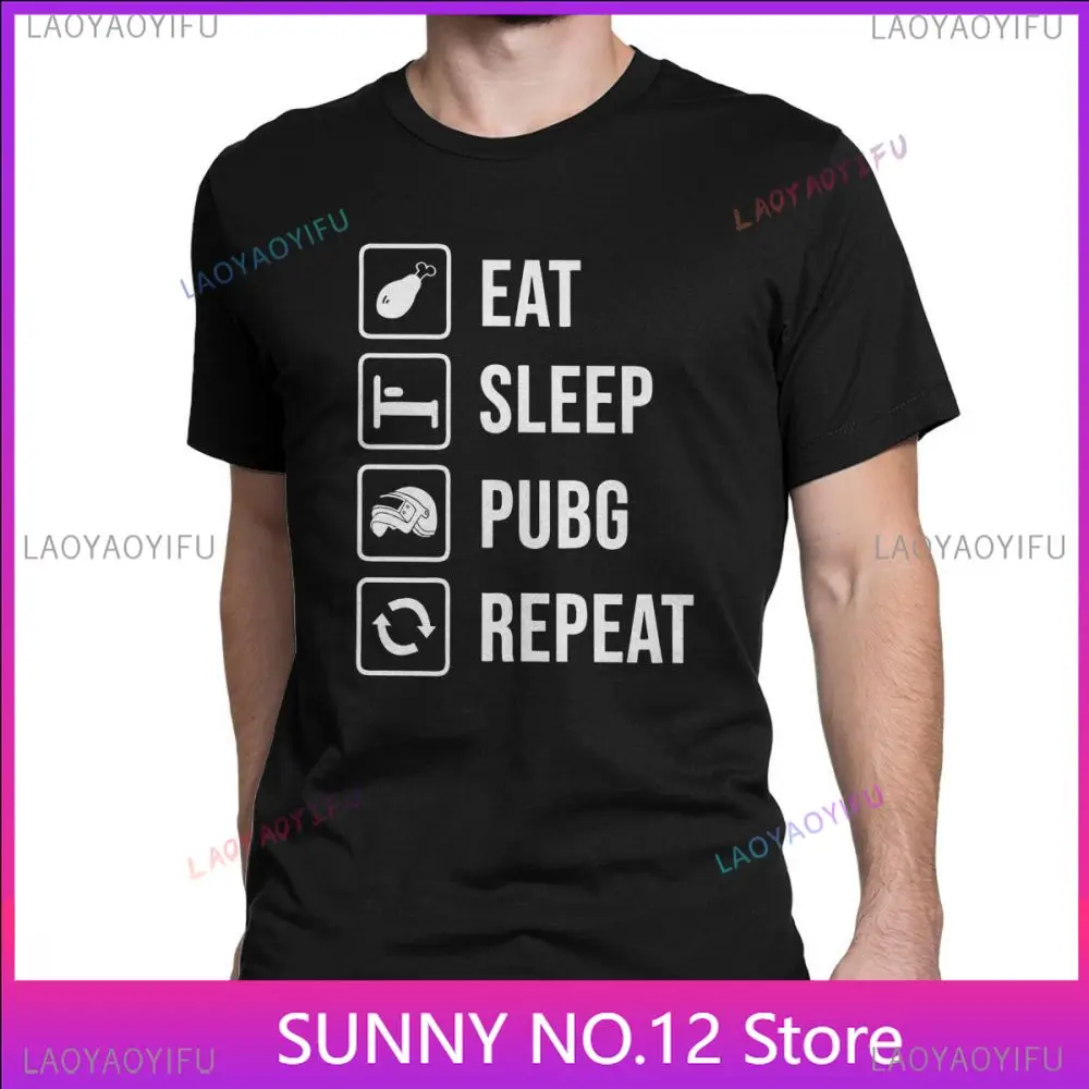 Футболка Eat Sleep PUBG Repeat Мужская, популярная Повседневная рубашка с коротким рукавом, с сиденьем в стиле Playerunknown's Battlegroundseat, уличная одежда
Футболка Eat Sleep PUBG Repeat Мужская, популярная Повседневная рубашка с коротким рукавом, с сиденьем в стиле Playerunknown's Battlegroundseat, уличная одежда