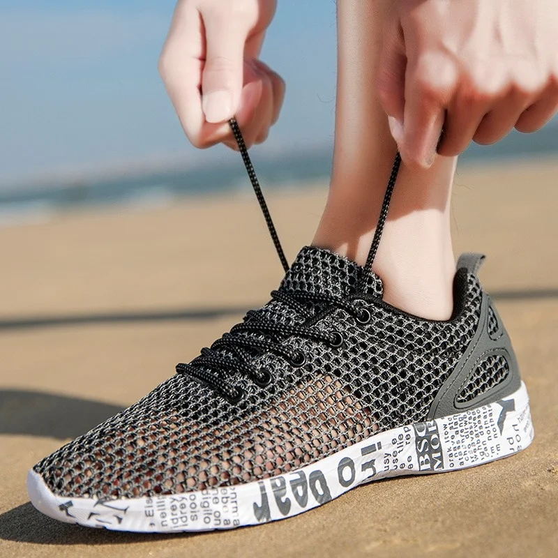 Summer Mens Casual Aqua Shoes Origin Mesh Sneakers Women Fashion Foam Sport Footwear Beach Water Shoes
Summer Mens Casual Aqua Shoes Origin Mesh Sneakers Women Fashion Foam Sport Footwear Beach Water Shoes