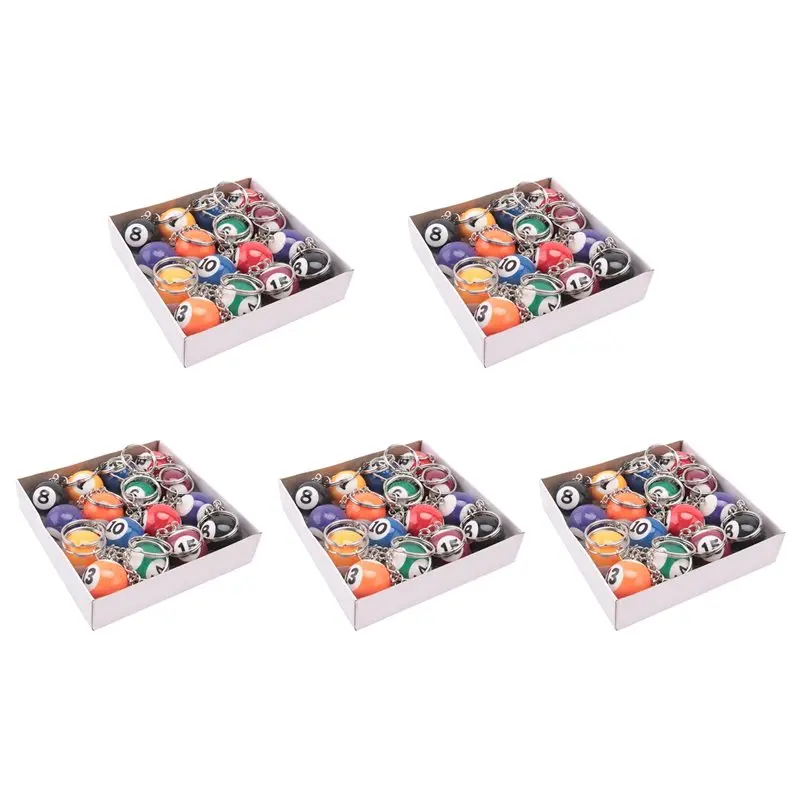 ABJI-Colorful Billiard Ball Keychain Set 80 Pcs,Mini Magic Key Chain Balls Eightball Billar Billiards Chains Accessories
ABJI-Colorful Billiard Ball Keychain Set 80 Pcs,Mini Magic Key Chain Balls Eightball Billar Billiards Chains Accessories