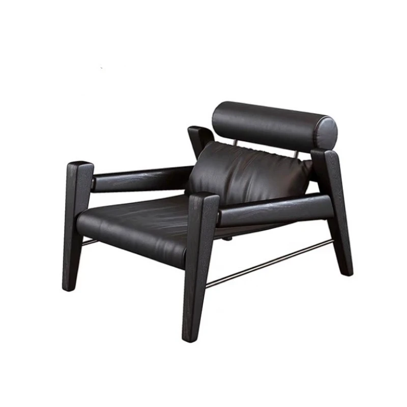 Solid wood sofa chair living room balcony leisure chair light luxury single sofa
Solid wood sofa chair living room balcony leisure chair light luxury single sofa