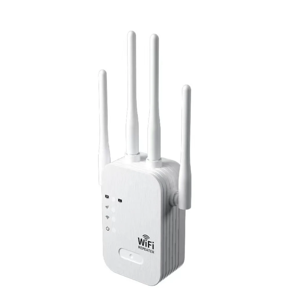 Wide Coverage 4 Antennas WiFi Repeater Stable Dual Band WiFi Booster High Speed Heat Dissipation WiFi Extender Streaming
Wide Coverage 4 Antennas WiFi Repeater Stable Dual Band WiFi Booster High Speed Heat Dissipation WiFi Extender Streaming