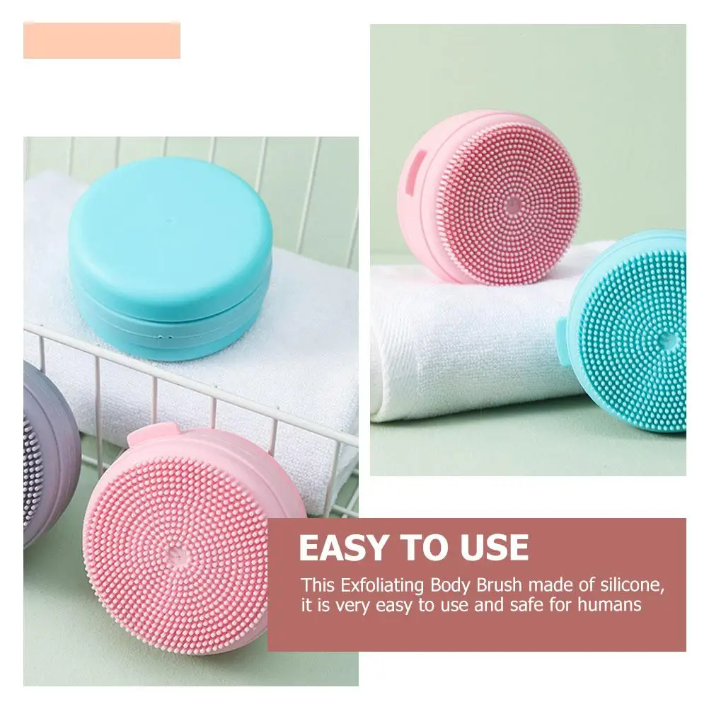Scrubber Bath Massage Brush for Body Bathing Soft Can Pink Silica Gel Silicone Baby
Scrubber Bath Massage Brush for Body Bathing Soft Can Pink Silica Gel Silicone Baby