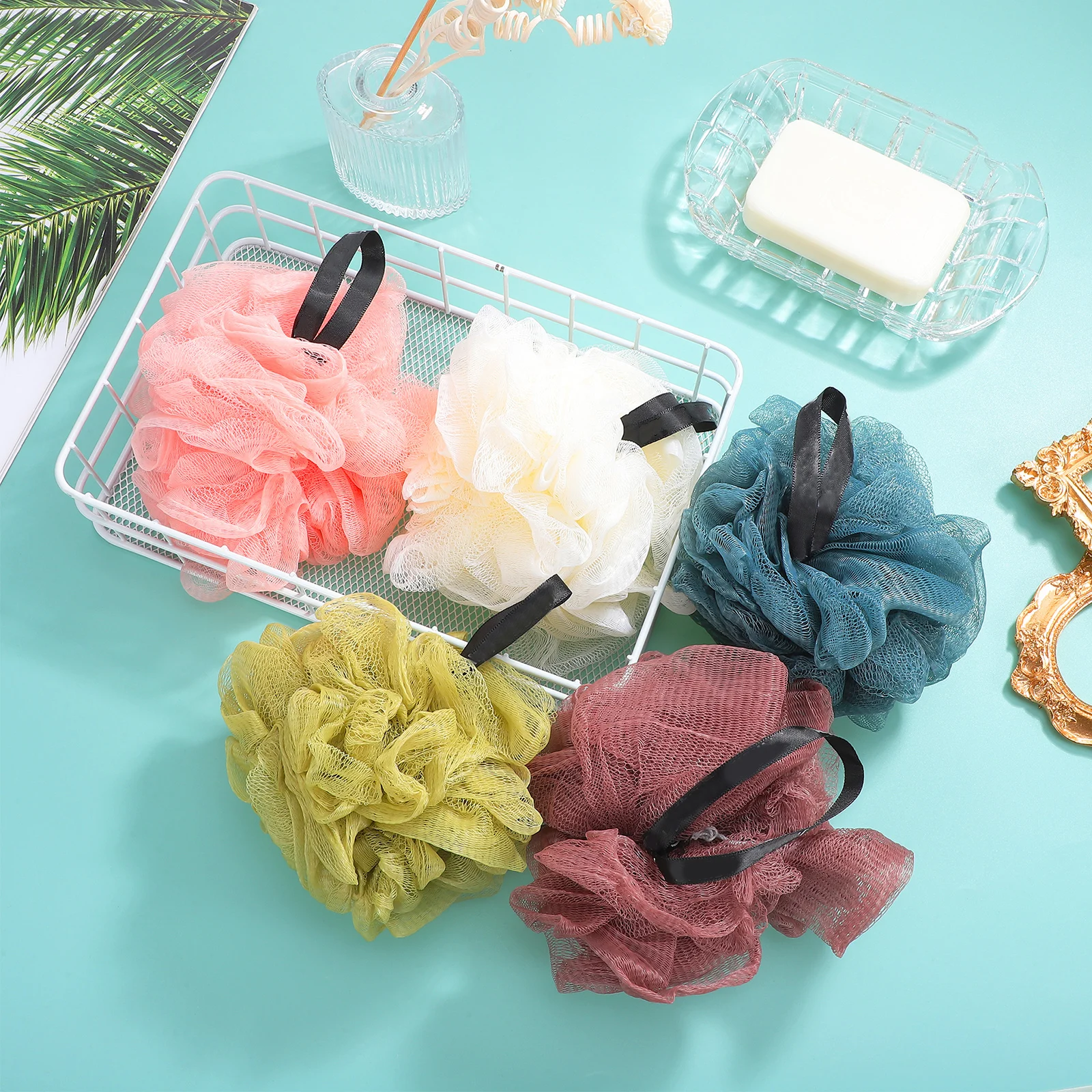 5 Pcs Bath Towel Flowers Body Scrubber Sponge Shower Accessories Bathroom Puff Ball Sponges for
5 Pcs Bath Towel Flowers Body Scrubber Sponge Shower Accessories Bathroom Puff Ball Sponges for