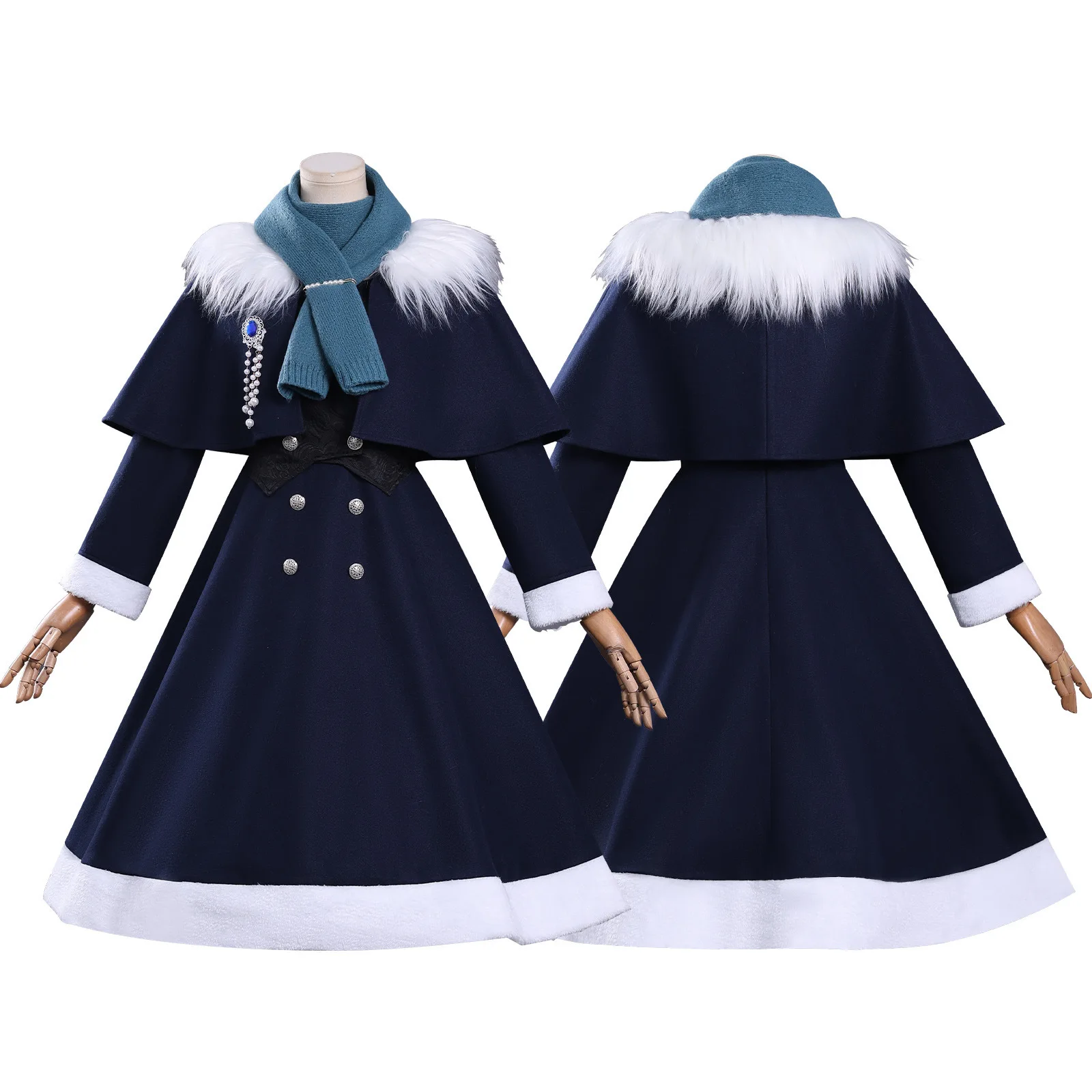 Hot Game Reverse: 1999 Cosplay Costume Anime Vertin Role Playing Blue Winter Uniform Hat Women Adult Comic Con Halloween Party
Hot Game Reverse: 1999 Cosplay Costume Anime Vertin Role Playing Blue Winter Uniform Hat Women Adult Comic Con Halloween Party