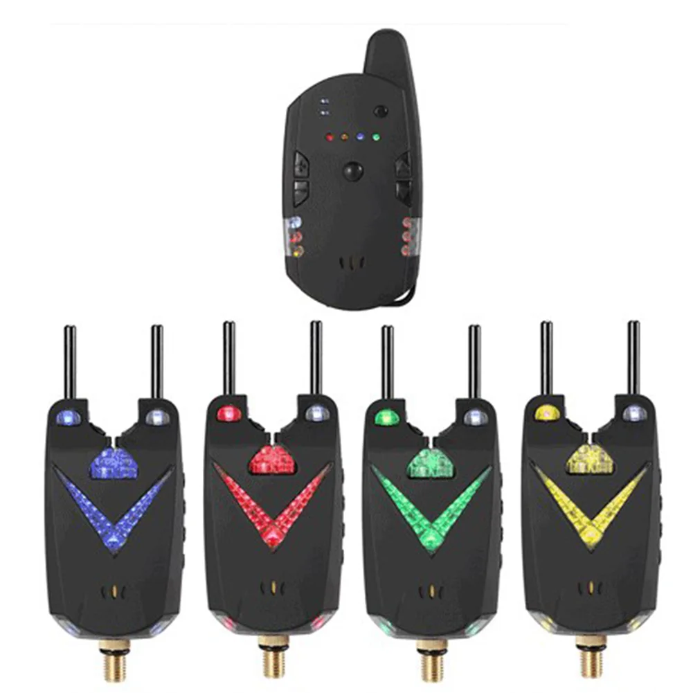 Compact 4 Piece Set Wireless Fishing Bite Alarm Receiver with LED Remote Control for Convenience and Versatility
Compact 4 Piece Set Wireless Fishing Bite Alarm Receiver with LED Remote Control for Convenience and Versatility