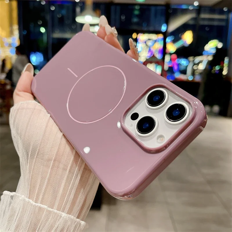 Luxury Glossy Soft Silicone Magnetic Case For iPhone 16 Pro MAX SE 15 14 Plus 13 12 11 Rainbow Candy Color Wireless Charge Cover
Luxury Glossy Soft Silicone Magnetic Case For iPhone 16 Pro MAX SE 15 14 Plus 13 12 11 Rainbow Candy Color Wireless Charge Cover