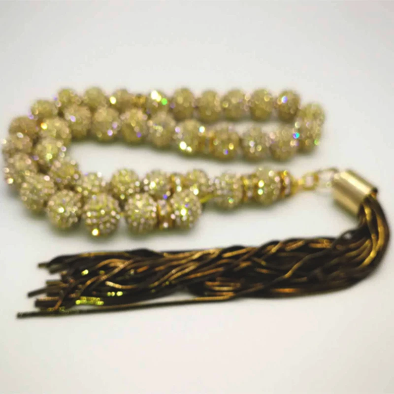 Роскошный подарок на Рамадан ид, ювелирные изделия TASBIH, четки, мусульманский тасбих с металлической кисточкой, исламский женский мусульманский браслет Мисбаха
Роскошный подарок на Рамадан ид, ювелирные изделия TASBIH, четки, мусульманский тасбих с металлической кисточкой, исламский женский мусульманский браслет Мисбаха