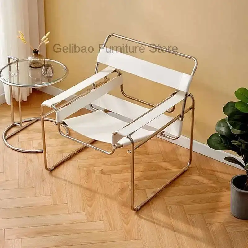 Nordic Chair Lazy Sofa Scandinavian Saddle Leather Single Chair Stainless Steel Leisure Single Sofa Chair Lounge Chair
Nordic Chair Lazy Sofa Scandinavian Saddle Leather Single Chair Stainless Steel Leisure Single Sofa Chair Lounge Chair