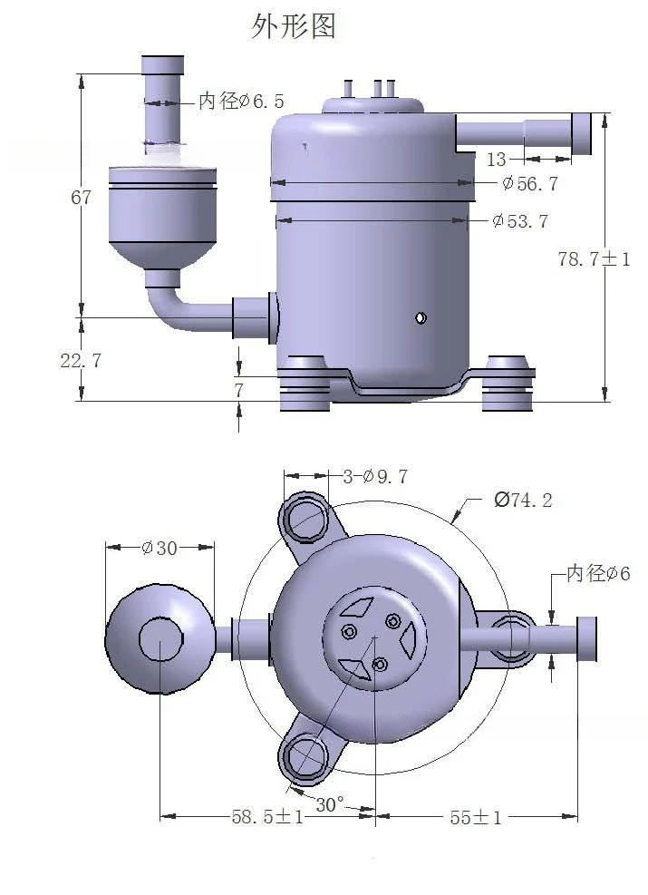 Micro Compressor DC24V DC Compressor Refrigeration Clothes Cabinet Air Conditioning Mini Compressor
Micro Compressor DC24V DC Compressor Refrigeration Clothes Cabinet Air Conditioning Mini Compressor