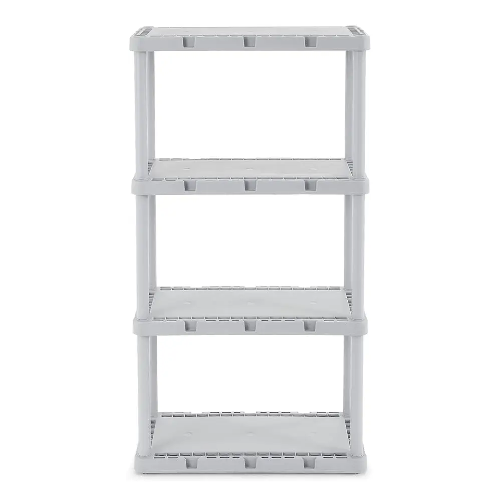 4 Shelf Knect-A-Shelf Ventilated Light Duty Storage Unit Organizer System For Home, Garage, Basement, And Laundry, Gray.
4 Shelf Knect-A-Shelf Ventilated Light Duty Storage Unit Organizer System For Home, Garage, Basement, And Laundry, Gray.