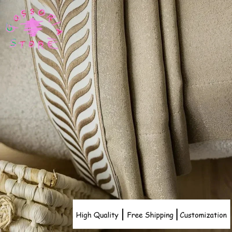 Sample Custom Luxury American Modern High Quality Blackout Lace Tulle Curtains for Living Dining Room Bedroom Window Drapes
Sample Custom Luxury American Modern High Quality Blackout Lace Tulle Curtains for Living Dining Room Bedroom Window Drapes