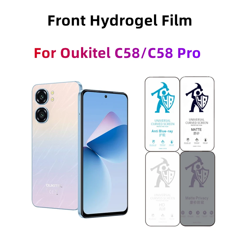 2pcs Matte Hydrogel Film For Oukitel C58 Pro HD Screen Protector For Oukitel C58 Eye Care Anti Spy Matte Protective Film
2pcs Matte Hydrogel Film For Oukitel C58 Pro HD Screen Protector For Oukitel C58 Eye Care Anti Spy Matte Protective Film