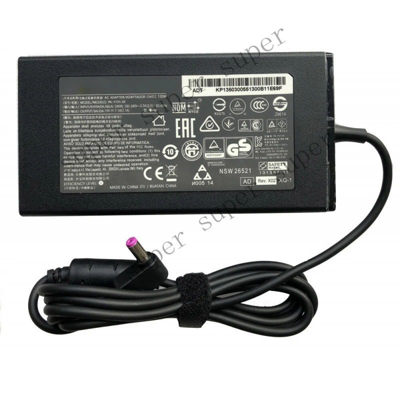 S+ 135W 19.5V AC Charger Adapter For Acer Nitro V 15 Gaming Laptop Power Supply
S+ 135W 19.5V AC Charger Adapter For Acer Nitro V 15 Gaming Laptop Power Supply