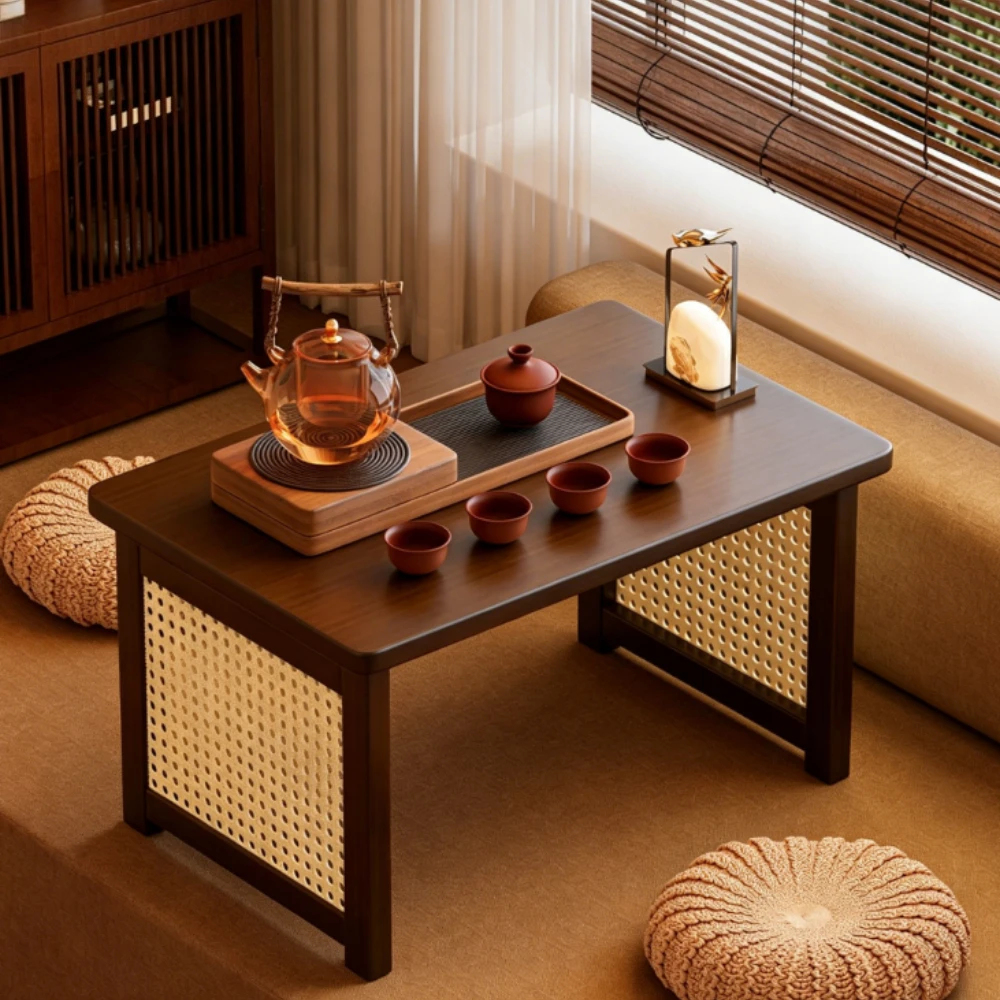 Modern Foldable Bay Window Desk Bamboo Rattan Tea Table for Tatami MultiFunctional Study Desk Portable Laptop Tray for Bed
Modern Foldable Bay Window Desk Bamboo Rattan Tea Table for Tatami MultiFunctional Study Desk Portable Laptop Tray for Bed