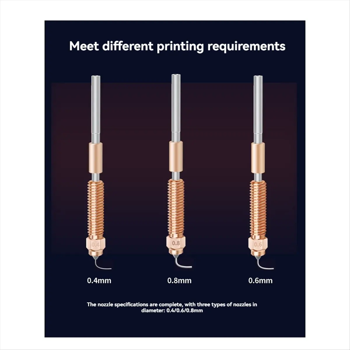 (DT37) Hotend Kit for Creality K2 Plus Ceramic Heating Block Replacement Hot End for 3D Printer Parts Quick-Swap Nozzle 0.4mm
(DT37) Hotend Kit for Creality K2 Plus Ceramic Heating Block Replacement Hot End for 3D Printer Parts Quick-Swap Nozzle 0.4mm