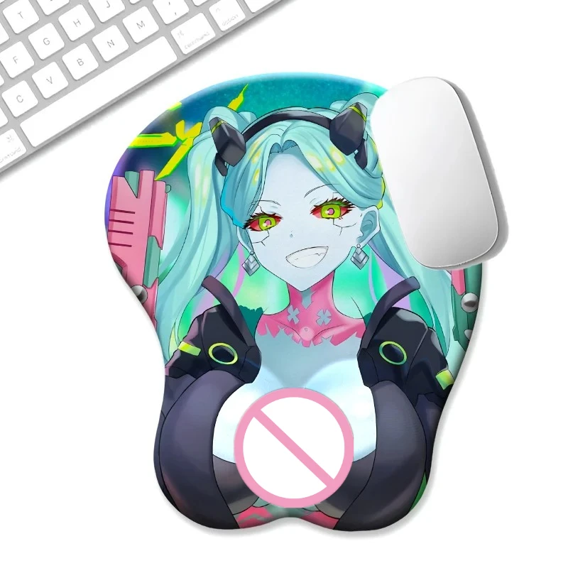 Futuristic Punk Style Rebecca3D Mouse Pad Wrist Rest for Office Gaming, and Anime-inspired Soft Silicone Support
Futuristic Punk Style Rebecca3D Mouse Pad Wrist Rest for Office Gaming, and Anime-inspired Soft Silicone Support