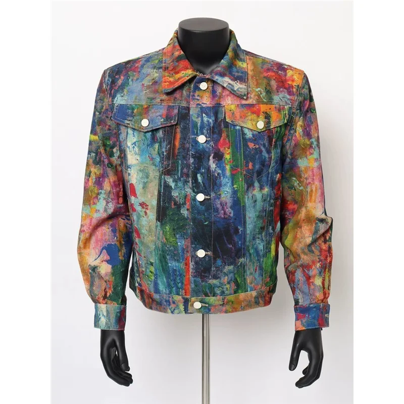 Новая модная джинсовая куртка для мужчин в стиле ретро, американская рабочая одежда, специальная модель свободного кроя, весна-осень
Новая модная джинсовая куртка для мужчин в стиле ретро, американская рабочая одежда, специальная модель свободного кроя, весна-осень