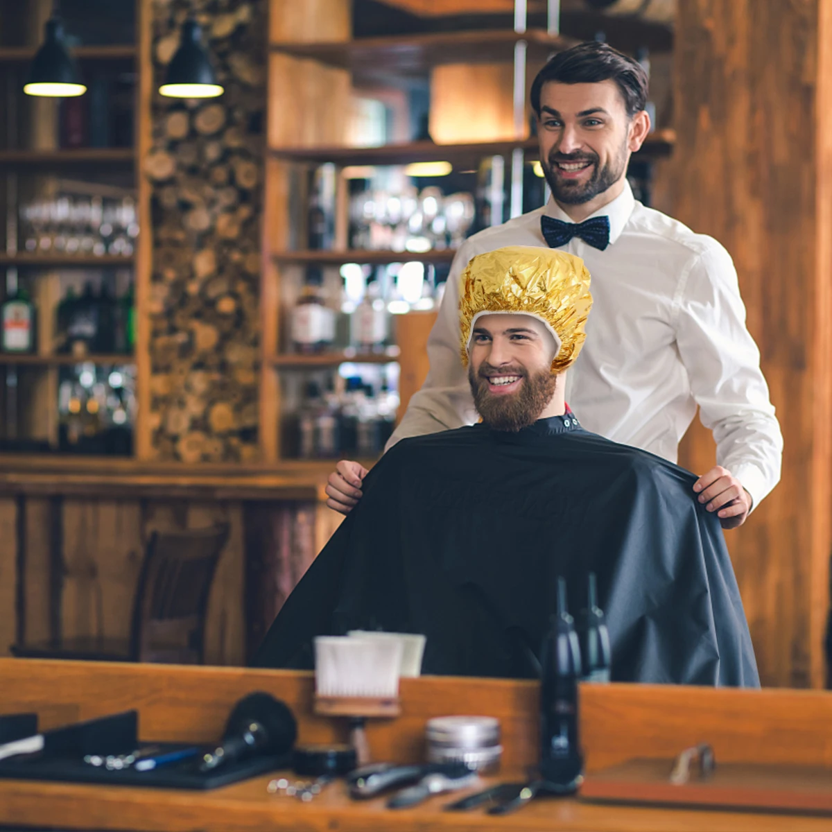 4pcs Aluminum Foil Hair Cap Waterproof Heat Insulation Disposable Shower Cap For Hair Coloring Styling Dustproof Beauty Salon 
4pcs Aluminum Foil Hair Cap Waterproof Heat Insulation Disposable Shower Cap For Hair Coloring Styling Dustproof Beauty Salon