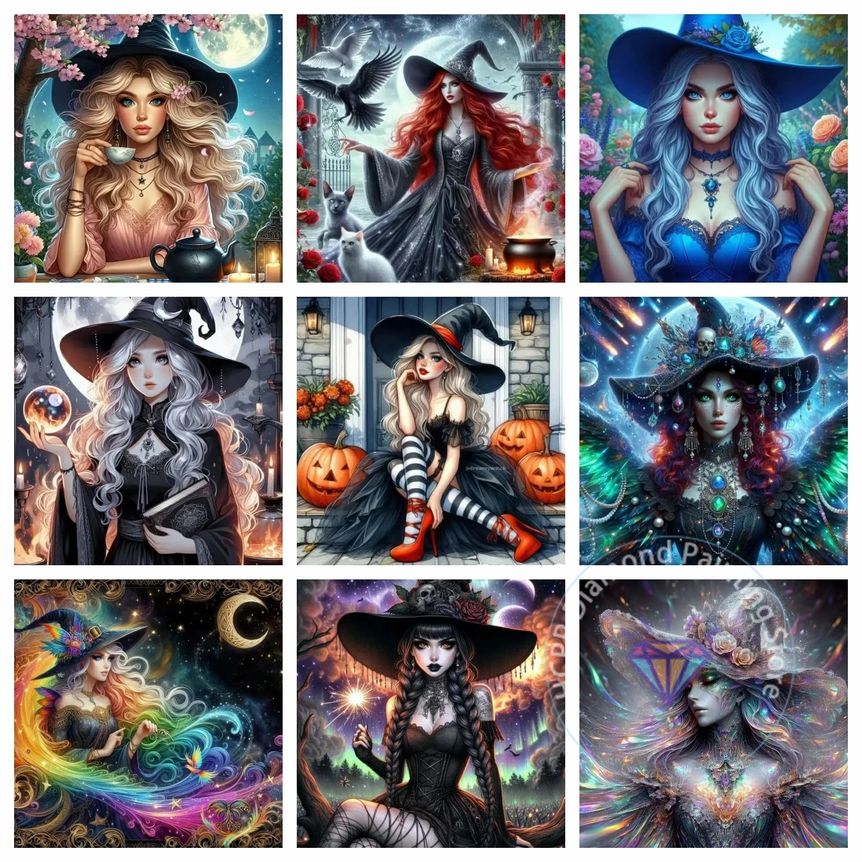 Gothic Style Beautiful Witch Halloween Fairy Diamond Painting Kit 5D DIY Cross Stitch Handmade Art Gift Crafts Home Decor Gift
Gothic Style Beautiful Witch Halloween Fairy Diamond Painting Kit 5D DIY Cross Stitch Handmade Art Gift Crafts Home Decor Gift