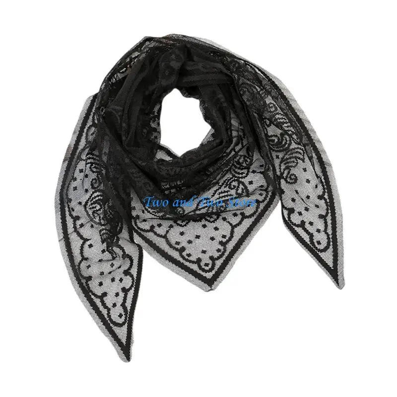 HX6F Solid Color Triangles Scarf Embroidery Pattern Headscarf Soft Polyester Scarf 
HX6F Solid Color Triangles Scarf Embroidery Pattern Headscarf Soft Polyester Scarf