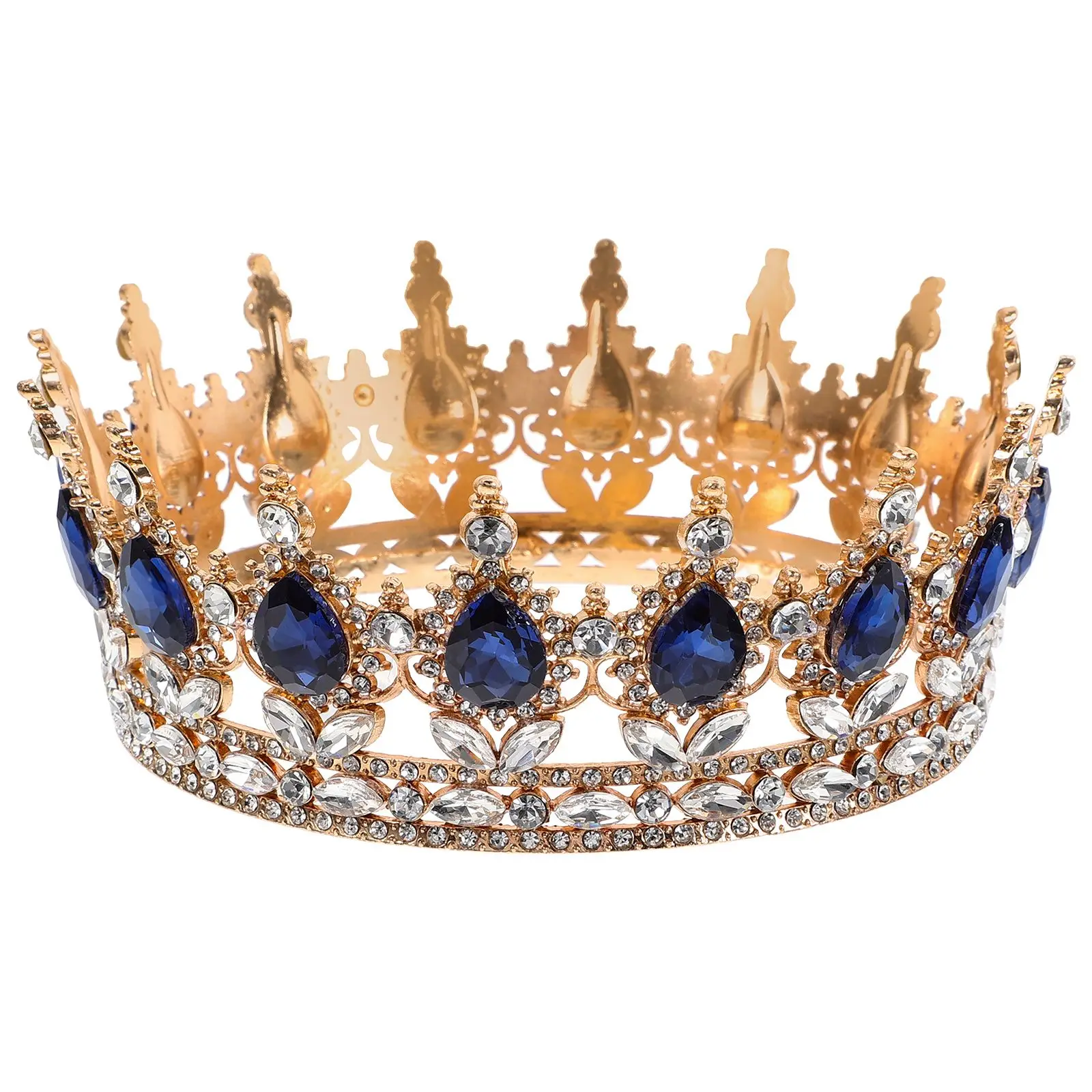 Rhinestone Crown Headband Elegant Bridal Headdress Fashion Headwear Wedding Dress Accessories Tiaras Gemstones Hair
Rhinestone Crown Headband Elegant Bridal Headdress Fashion Headwear Wedding Dress Accessories Tiaras Gemstones Hair