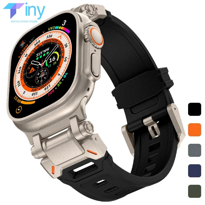 Спортивный ремешок из ТПУ для Apple Watch 9 45 мм Ultra 2 49 мм 44 мм 42 мм Титановый цветной силиконовый браслет для IWatch 9 8 SE 7 6 4 5 3
Спортивный ремешок из ТПУ для Apple Watch 9 45 мм Ultra 2 49 мм 44 мм 42 мм Титановый цветной силиконовый браслет для IWatch 9 8 SE 7 6 4 5 3