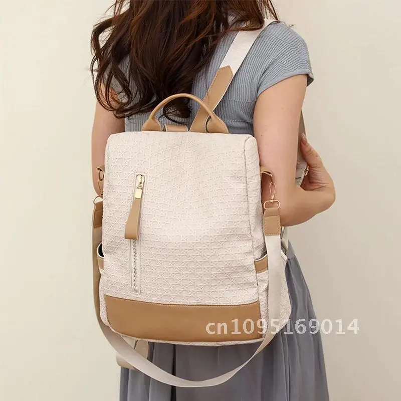 Fashion Backpack Multi-Function Backpack For Women Quality School Bags Solid Female Female Bag Color Waterproof Bag Small Travel
Fashion Backpack Multi-Function Backpack For Women Quality School Bags Solid Female Female Bag Color Waterproof Bag Small Travel