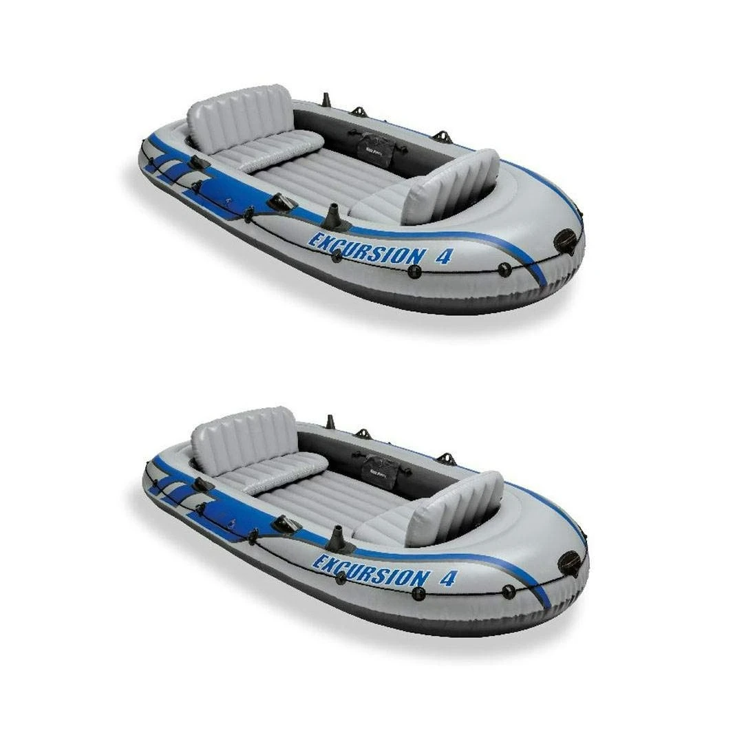 Excursion Inflatable Rafting Fishing 4 Person Boat w/Oars & Pump (2 Pack), Custom
Excursion Inflatable Rafting Fishing 4 Person Boat w/Oars & Pump (2 Pack), Custom