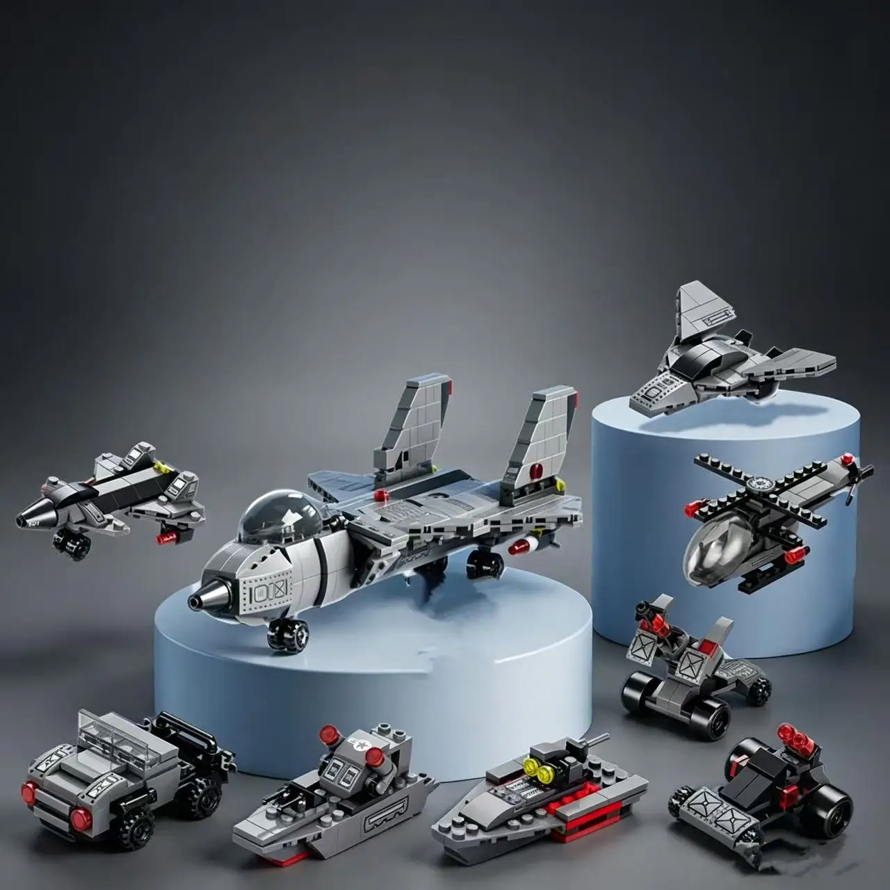 8-in-1 Multi-Play Combination Sky Fighter Building Blocks Model Educational Toy for Children
8-in-1 Multi-Play Combination Sky Fighter Building Blocks Model Educational Toy for Children