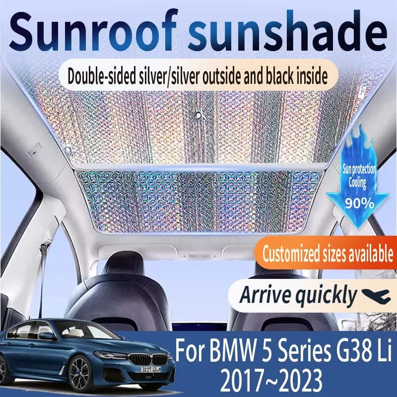 Sunroof Sunshade For BMW 5 Series G38 Li 2017~2023 2018 2020 Car Panoramic Roof Heat Shield Window Sunshade Anti-UV Accessories
Sunroof Sunshade For BMW 5 Series G38 Li 2017~2023 2018 2020 Car Panoramic Roof Heat Shield Window Sunshade Anti-UV Accessories