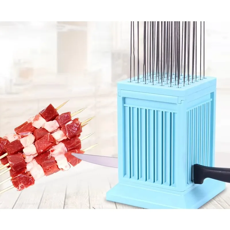 Outdoor BBQ Meat Skewer Machine 36 Holes Grill Food Beef Meat Slicer Tools Barbecue Piercer Accessories
Outdoor BBQ Meat Skewer Machine 36 Holes Grill Food Beef Meat Slicer Tools Barbecue Piercer Accessories