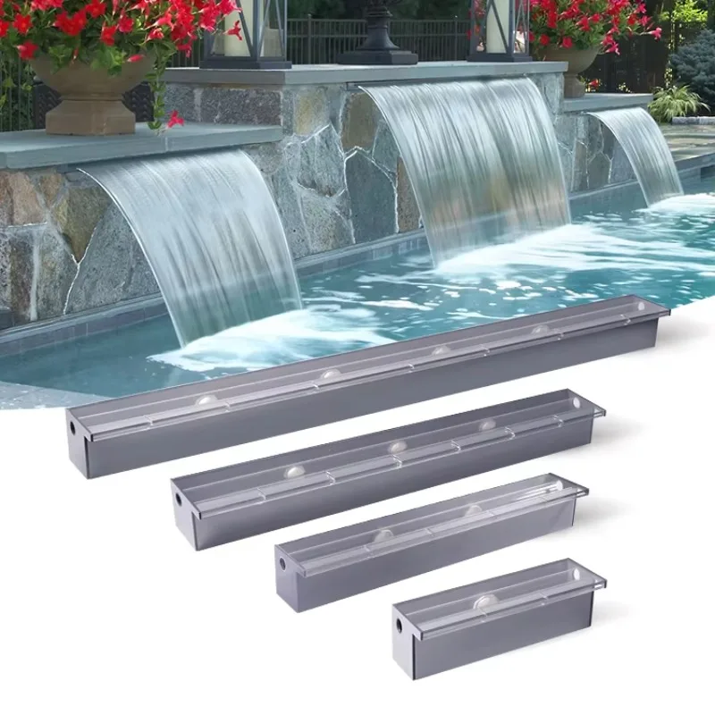 The most popular outdoor acrylic water cascade swimming pool spa waterfall fountain
The most popular outdoor acrylic water cascade swimming pool spa waterfall fountain