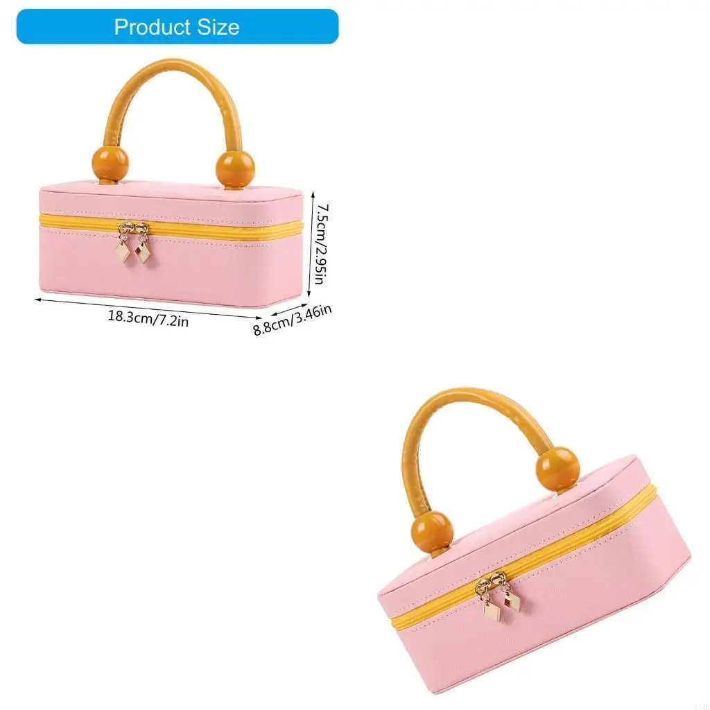 Practical Jewelry Box PU Leather Rings Necklaces Earrings Case with Compartments Multifunctional Jewellery
Practical Jewelry Box PU Leather Rings Necklaces Earrings Case with Compartments Multifunctional Jewellery