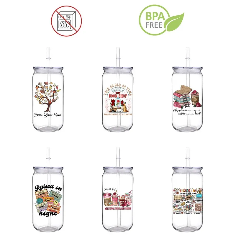 3D Books Design Printed Transfer PET Plastic Straw Cup Drink Book Series Comes With Straw And Cup Lid Eco-Friendly DIY
3D Books Design Printed Transfer PET Plastic Straw Cup Drink Book Series Comes With Straw And Cup Lid Eco-Friendly DIY