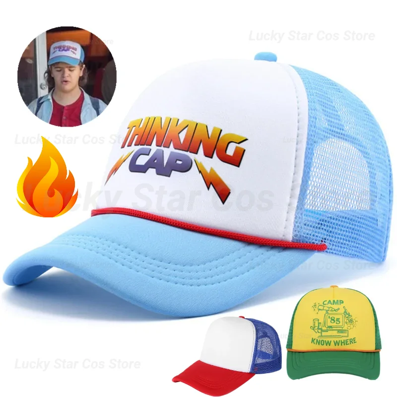 2026 Retro ST5 Cosplay Hat Adjustable Dustin Baseball Cap Unisex Adult Mesh Thinking Hat Fashionable Movie Prop Accessory
2026 Retro ST5 Cosplay Hat Adjustable Dustin Baseball Cap Unisex Adult Mesh Thinking Hat Fashionable Movie Prop Accessory